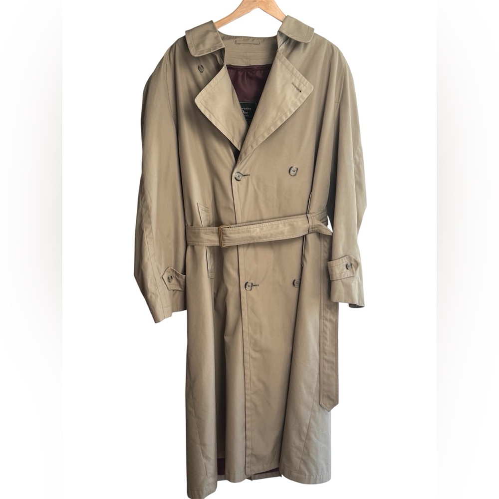 Dior Men's Khaki Beige Trench Coat
